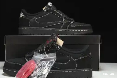 x Low Travis Phantom" Scott "Black Air  Jordan 1 DM7866-001 0425